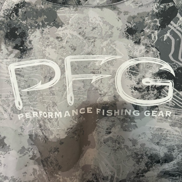 Men’s Columbia Super Terminal Tackle Vent Hoodie|XL| Cool Grey Deepwaters Camo - Picture 7 of 16